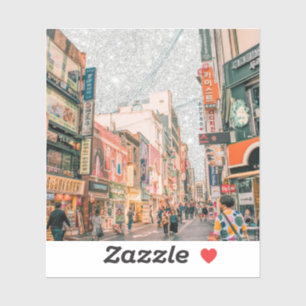 Sticker Séoul à la recherche