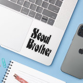 Sticker Seoul Brother (Ordinateur portable avec iPhone)