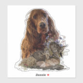 Sticker Séparateur irlandais avec bécasse (Feuille)