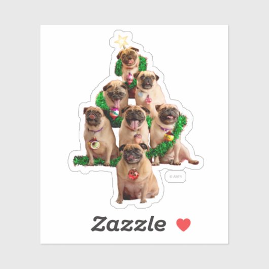 Sticker Sept Carlins-à-Poser (Feuille)