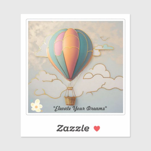 Sticker "Sérénité illuminée" (Feuille)