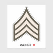 Sticker Sergent d'armée (Feuille)