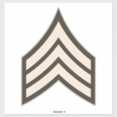 Sticker Sergent d'armée (Feuille)