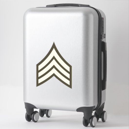 Sticker Sergent d'armée (Sur valise)