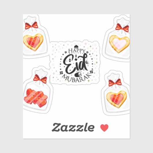 Sticker Serment Adha Moubarak 2022. (Feuille)