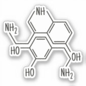 Sticker Serotonine mûre (Recto)