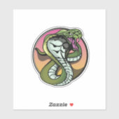 Sticker Serpent (Feuille)