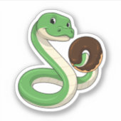 Sticker Serpent avec beigne (Devant)