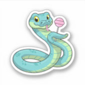 Sticker Serpent avec Lollipop (Devant)