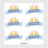 Sticker Serrer dans un bras une technologie Rad (Feuille)
