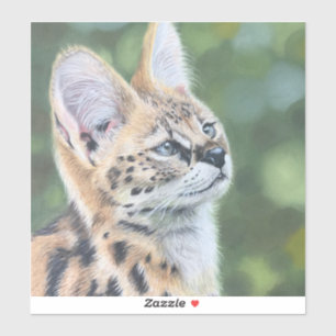 Sticker Serval sucré