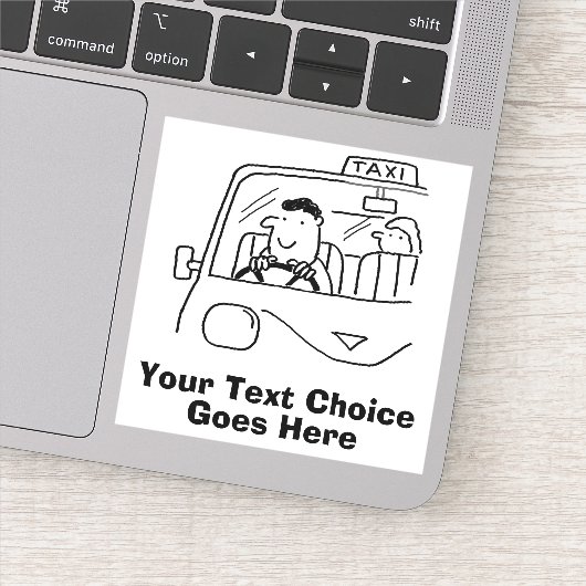 Sticker Service de location privée et de taxi (Détail)