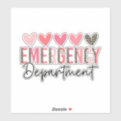 Sticker Service des urgences (Feuille)
