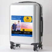Sticker Services De Soins À Domicile Pour Personnes Âgées (Sur valise)