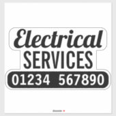 Sticker Services électriques (Feuille)