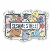 Sticker Sésame Sésame | Sesame Pals signe de Doodle (Devant)
