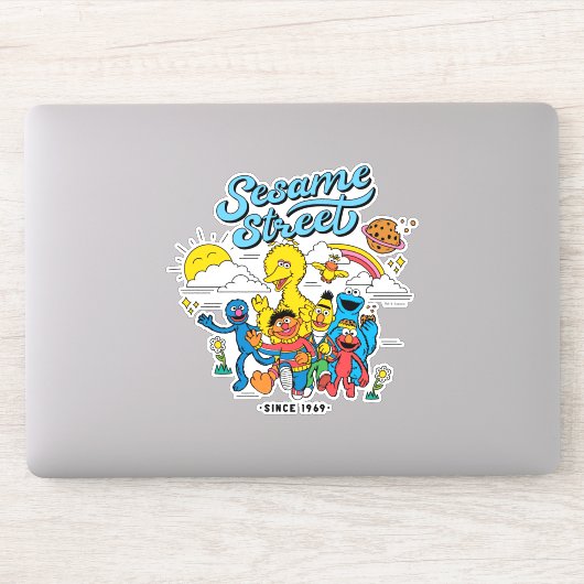 Sticker Sesame Street | Amis depuis 1969 (Ordinateur)
