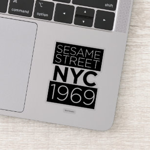 Sticker Sesame Street NYC