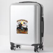 Sticker Session de sudation Spooktacular Maison hantée Sor (Sur valise)