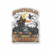 Sticker Session de sudation Spooktacular Maison hantée Sor (Devant)