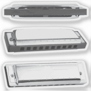 Sticker Set d'autocollants d'harmonica