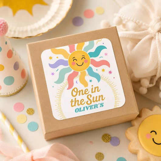 Sticker Set Eerste Verjaardag