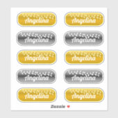 Sticker Set Gold et Silver (Feuille)