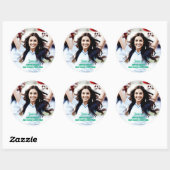 Sticker Set met Aangepaste Team Foto (Vel)