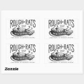 Sticker Set "Rough on Rats Advertising" (Feuille)