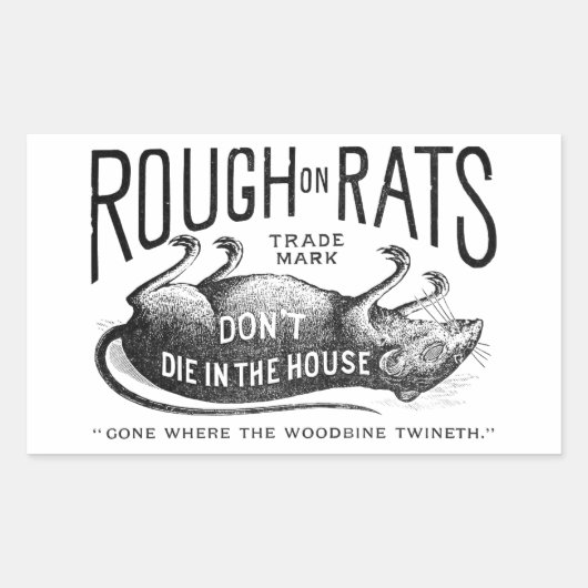 Sticker Set "Rough on Rats Advertising" (Devant)