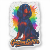 Sticker Setter Gordon vibrant Pop Art (Devant)