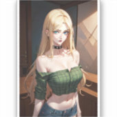 Sticker Sexy Village Girl (Recto)