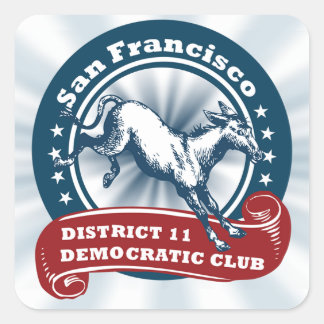 Sticker SF D11 Dems