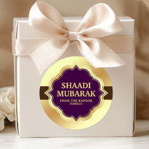Sticker Shaadi Mubarak pour les félicitations du m