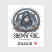 Sticker shadowgirl (Feuille)