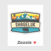 Sticker Shageluk, Alaska (Feuille)