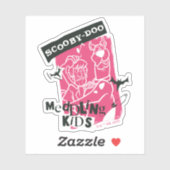 Sticker Shaggy and Scooby Doo Meddling Kids Punk Outline (Feuille)
