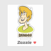 Sticker Shaggy Name Graphic (Feuille)
