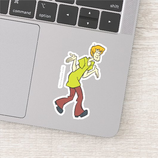 Sticker Shaggy Shrug (Détail)