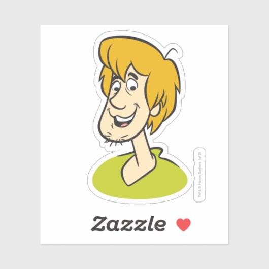 Sticker Shaggy Smiling (Feuille)