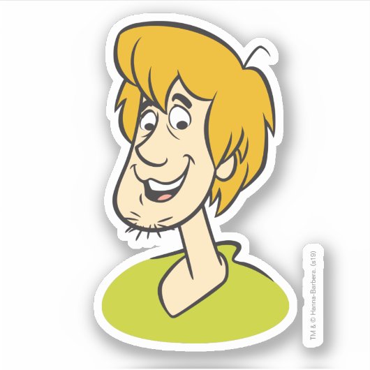 Sticker Shaggy Smiling (Devant)