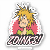 Sticker Shaggy "Zoinks !" graphic (Devant)