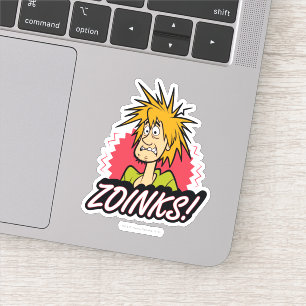 Sticker Shaggy "Zoinks !" graphic