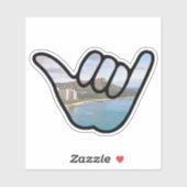 Sticker - Shaka - Tête de diamant (Feuille)