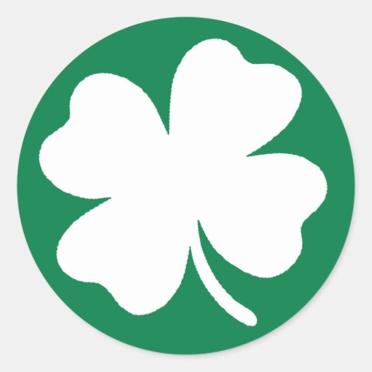 Sticker shamrock (Devant)