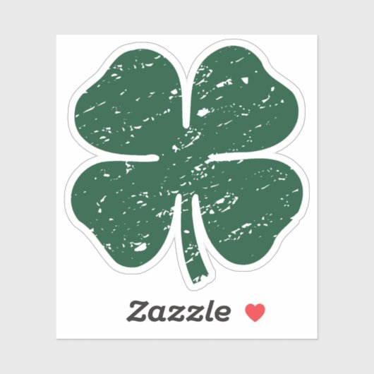 Sticker shamrock (Feuille)