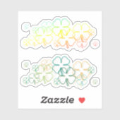 Sticker shamrock (Feuille)