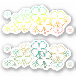 Sticker shamrock