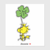 Sticker Shamrock de transport de bois (Feuille)