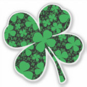 Sticker Shamrock irlandais (Devant)
